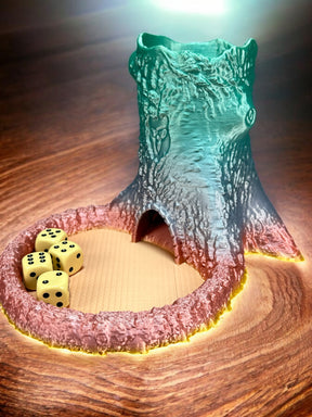 Würfelturm / Würfelhilfe - Natürliches Spielzeug aus nachhaltigem 3D-Druck