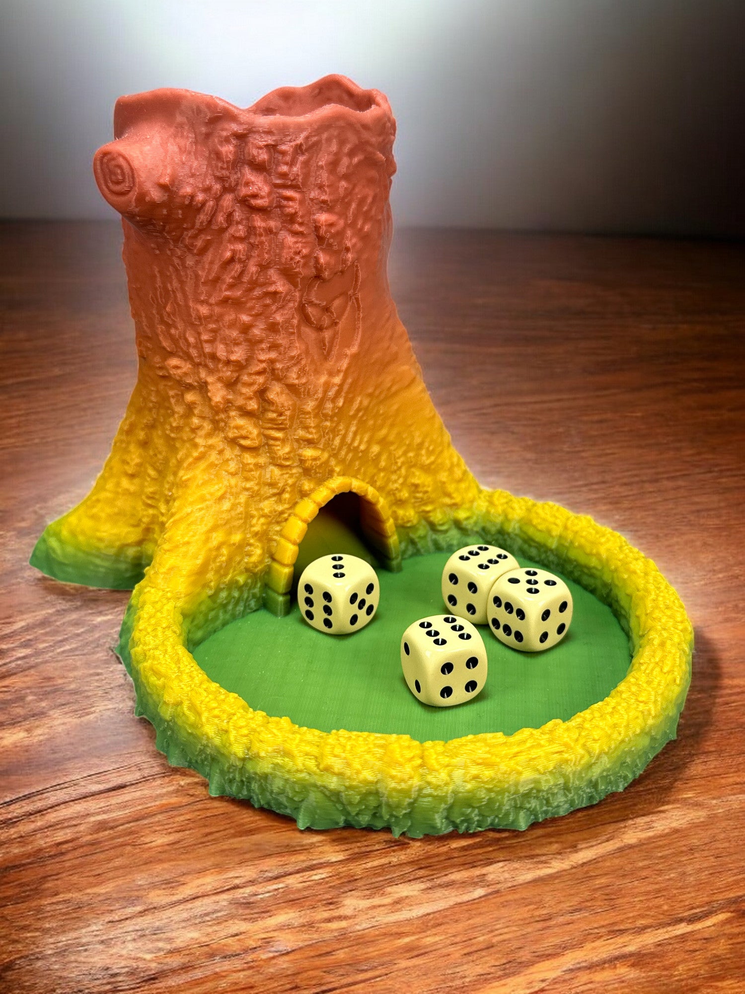 Würfelturm / Würfelhilfe - Natürliches Spielzeug aus nachhaltigem 3D-Druck