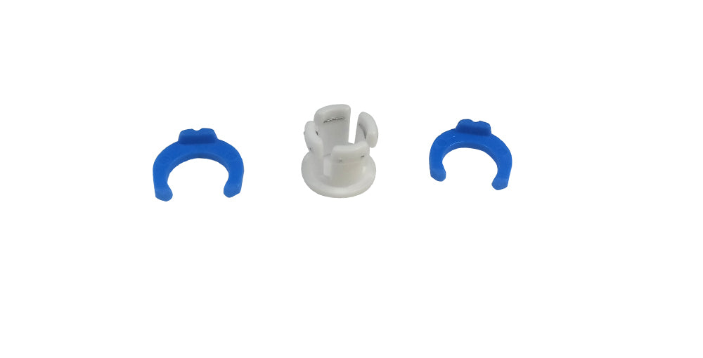 Bowden Tube Clip 6mm Ultimaker blau weiss 2x Stück Push Fitting Pneumatik