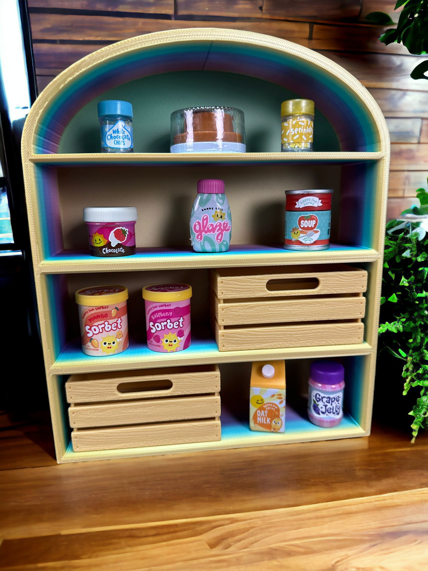 Großes Vorratsregal passend für Miniverse in verschiedenen Farben