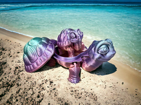 Flexible Schildkröte mit abnehmbarem Panzerdeckel