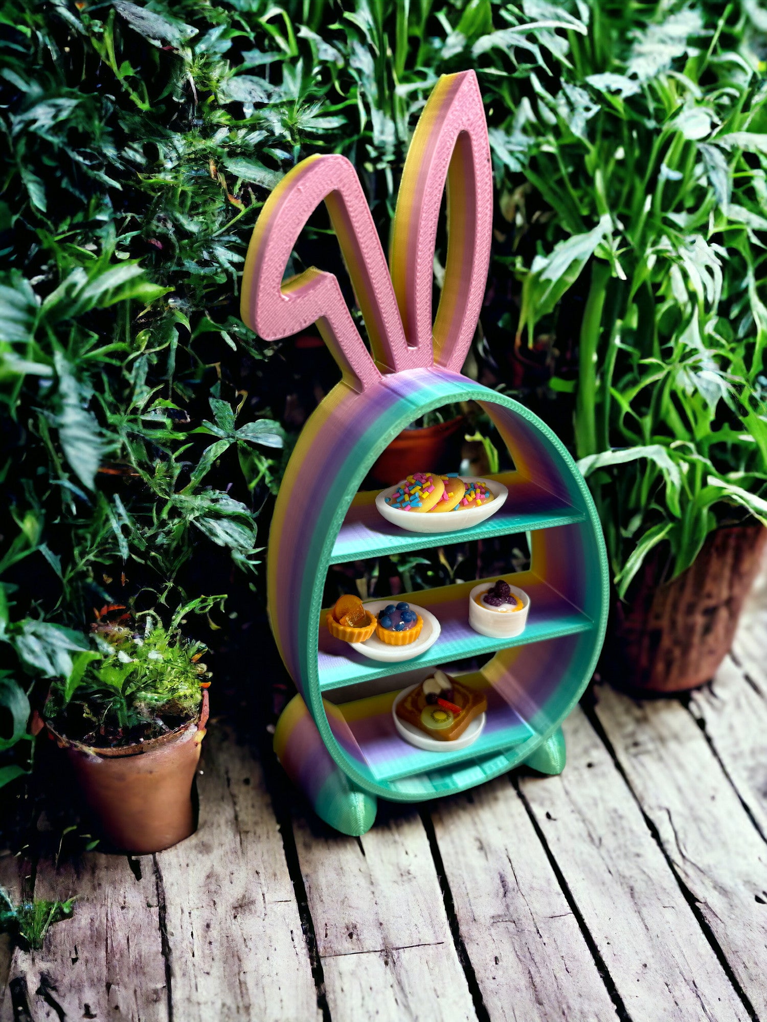 Ostereiregal V1 passend für Miniverse / Mini Brands in verschiedenen Farben