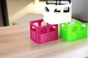 Batteriehalter im Bierkasten-Design - ein ideales Geschenk - verschiedene Farben