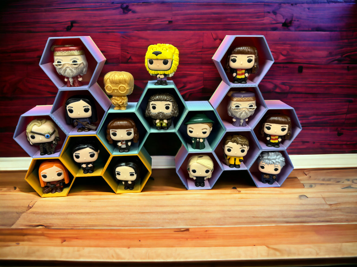 Funko Pop Kinder joy Pentagon Regal stapelbar in verschiedenen Farben