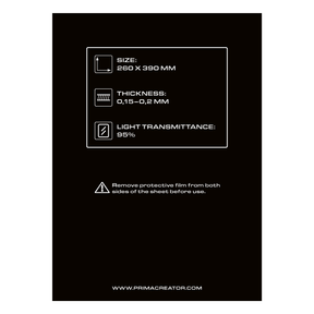 NFEP Film Sheet For 3d Printers - 260 X 390 mm