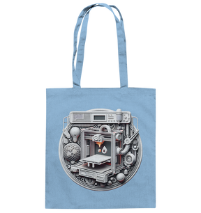 Praktische Tasche mit dem Design „3D Print“ – Der perfekte Begleiter für 3D-Druck-Enthusiasten - Baumwolltasche