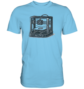 T-SHIRTS MIT DEM DESIGN „3D Printer“ IN VIELEN FARBEN UND GRÖSSEN - PREMIUM SHIRT - Premium Shirt