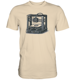 T-SHIRTS MIT DEM DESIGN „3D Printer“ IN VIELEN FARBEN UND GRÖSSEN - PREMIUM SHIRT - Premium Shirt