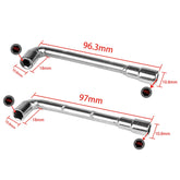 Nozzle Schlüssel Werkzeug Set 6-7 mm 3d Drucker Düsenschlüssel L-förmig MK8-E3D Set