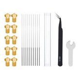 V6 Reinigungs Set 0.4mm | Nadeln+Pinzette+Düse/Nozzle 3D-Drucker E3D Hot Ends V5,V6